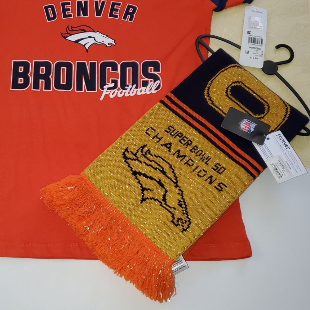 Denver Broncos Superbowl 50TH CHAMPIONSHIP scarf!